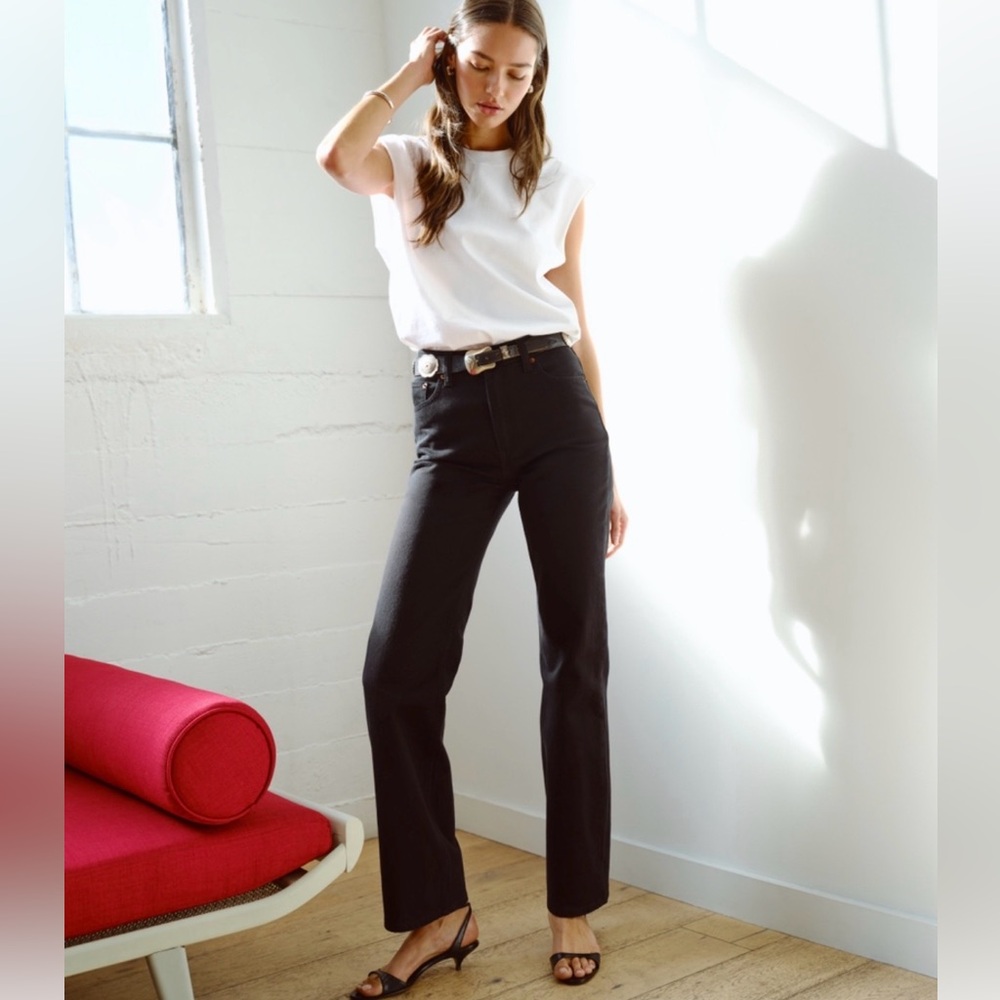 Abercrombie & Fitch High Rise Curve Love 90s Relaxed Jean
